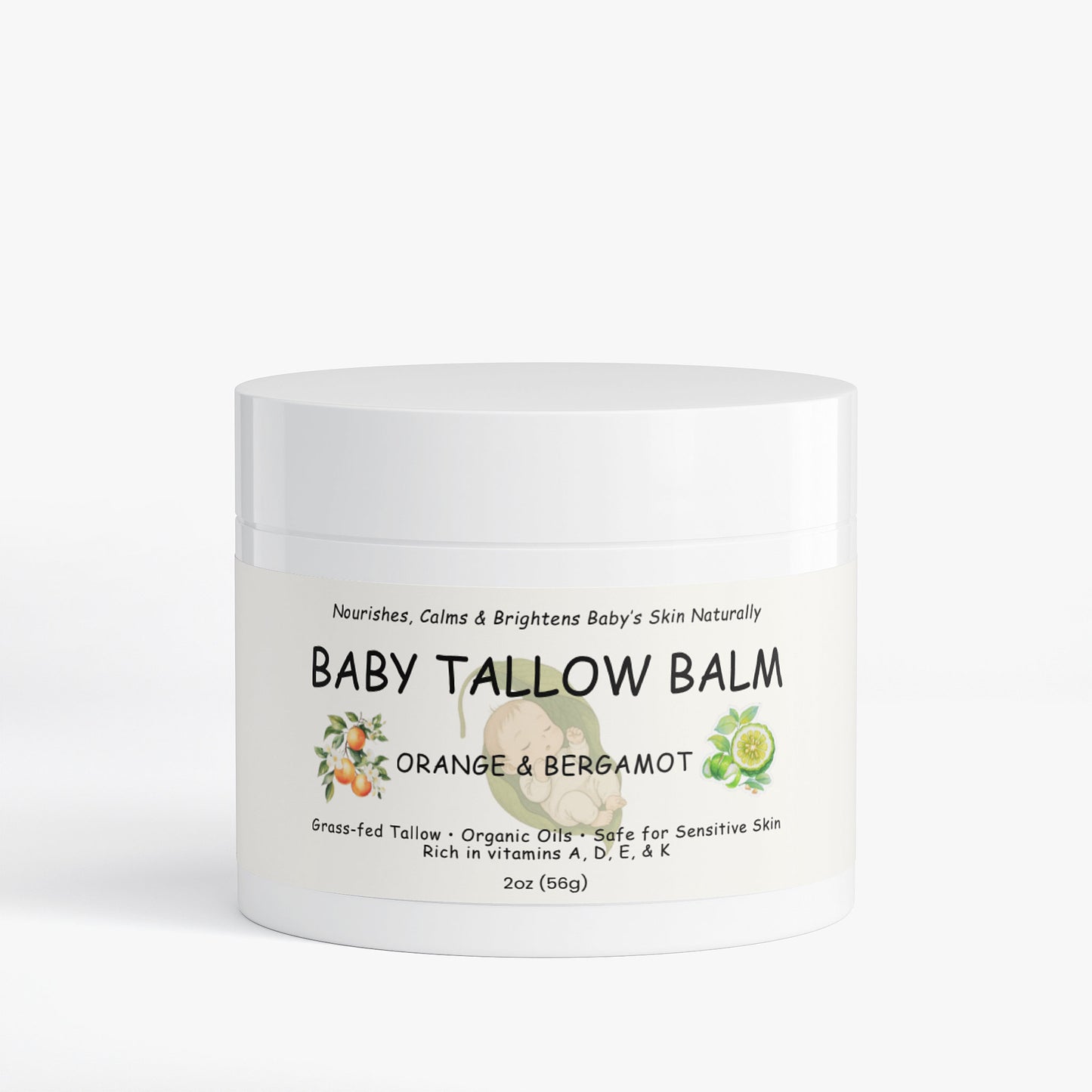 Tallow Cream Orange & Bergamot