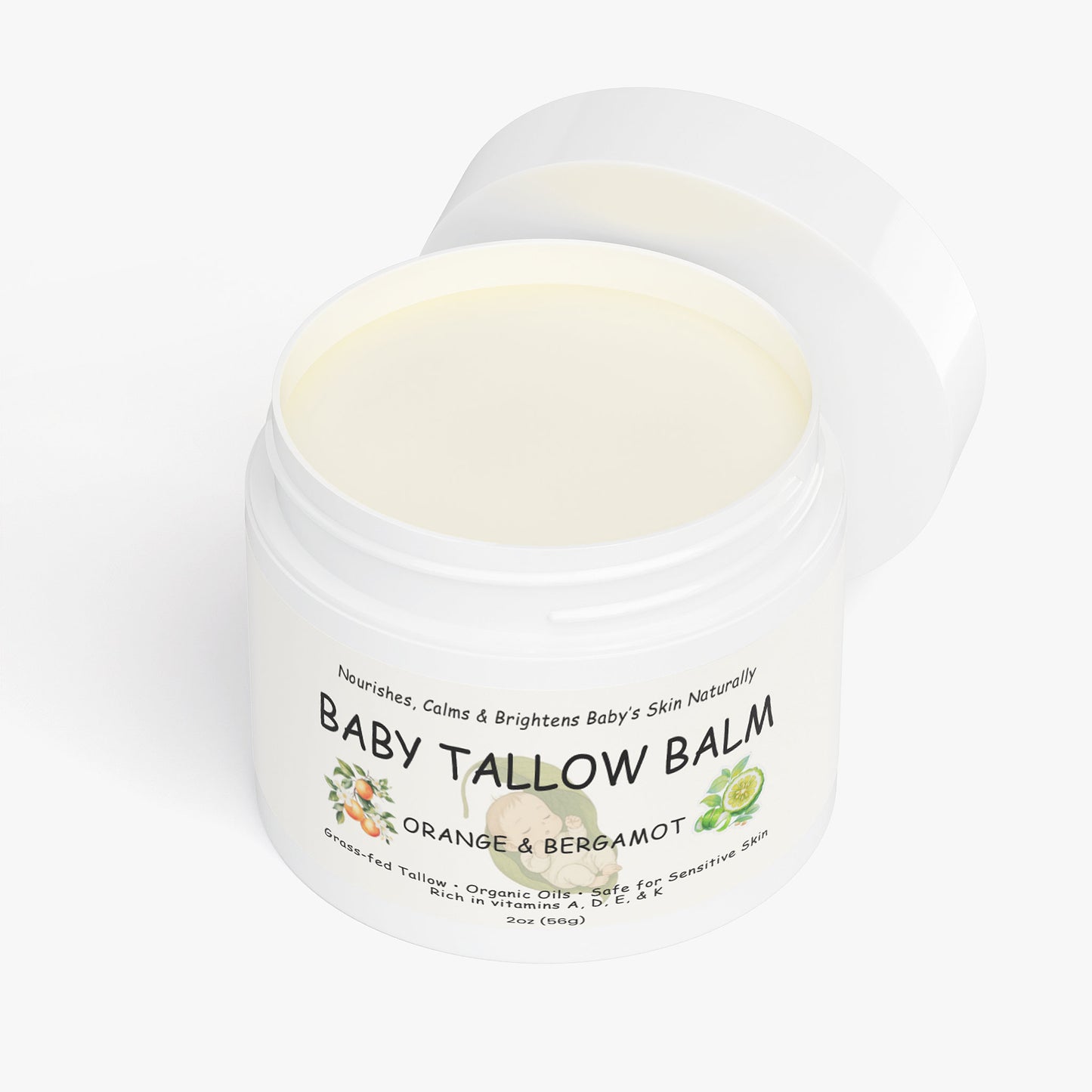 Tallow Cream Orange & Bergamot