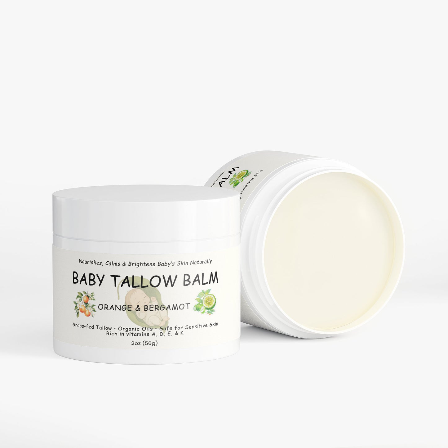 Tallow Cream Orange & Bergamot
